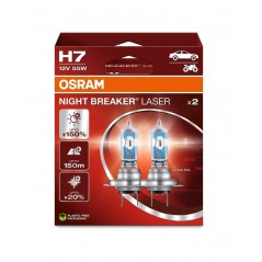 OSRAM Lamp for lighthouse H7 NIGHT BREAKER LASER LIGHT 12V 55W PX26D - 2 UDS 1129535