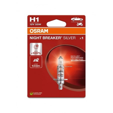 OSRAM Lamp for lighthouse NIGHT BREAKER H1 12V 55W - 1 UD 1129538