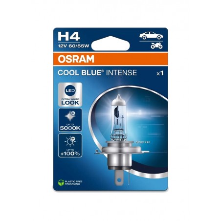 OSRAM Lámpara para faro con luz intensa COOL INTENSE H4 12V 60/55W - 1 UD 1129541
