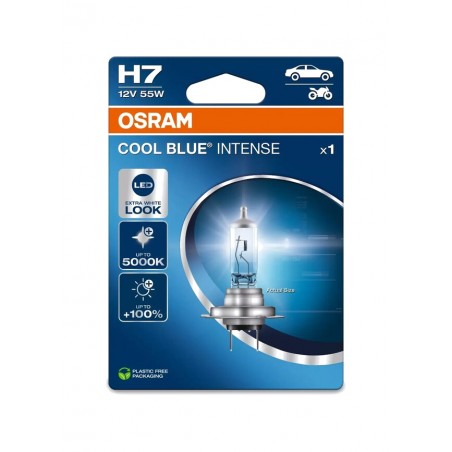 OSRAM Lámpara para faro con luz intensa COOL INTENSE H7 12V 55W - 1 UD 1129542