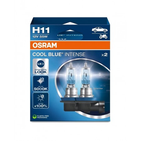 OSRAM Lámpara para faro con luz intensa COOL INTENSE H2 12V 55W - 2 UDS 1129543