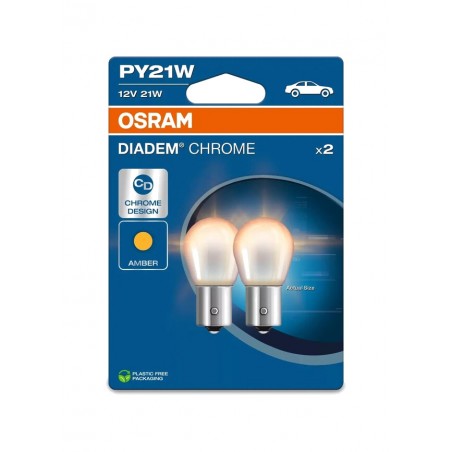 OSRAM Flashing light lamp with special effect DIADEM PY21W 12V 21W - 2 UDS 1129546