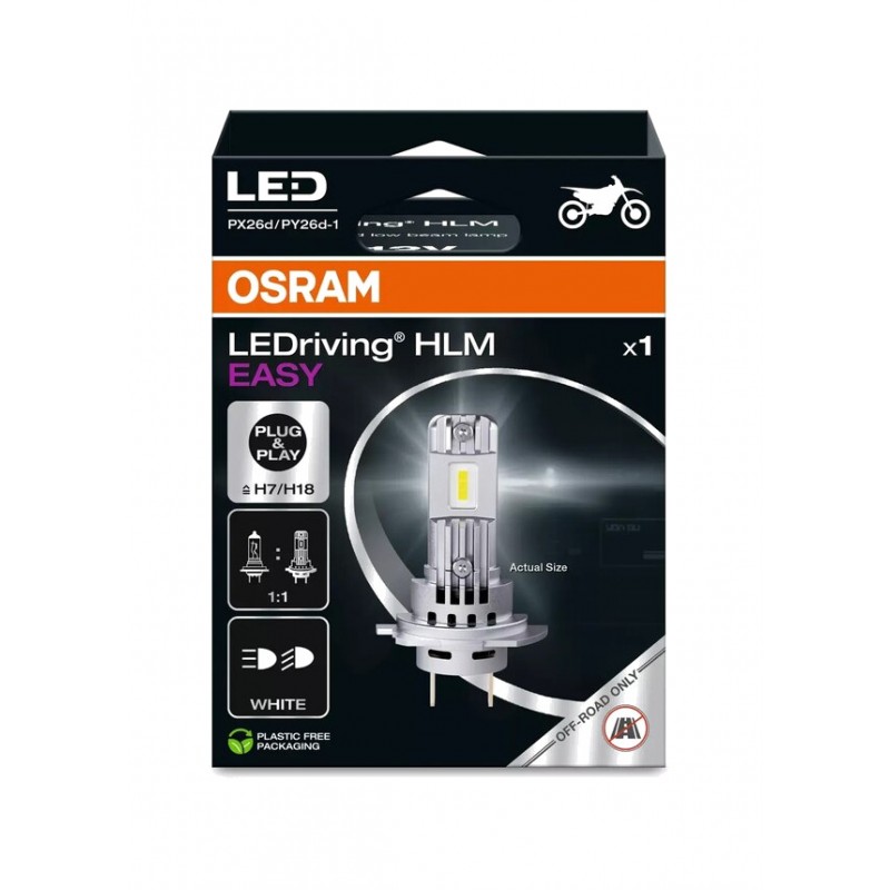 OSRAM Lámpara led para faro LEDRIVING HL EASY H7/H18 1129552