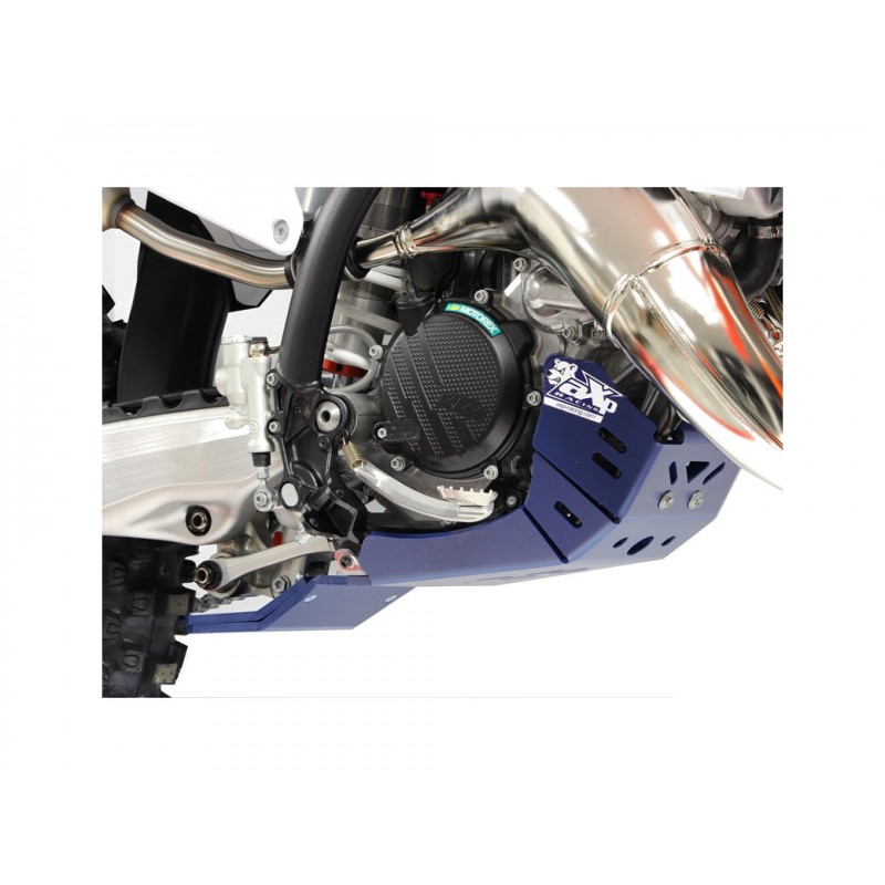 AXP Crankcase guard with rod protection for motorcycle XTREM - HDPE 8 MM 1123693001