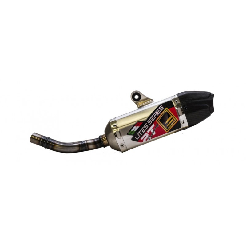 FRESCO Silenciador tubo de escape aluminio carbon CARBY 1114015