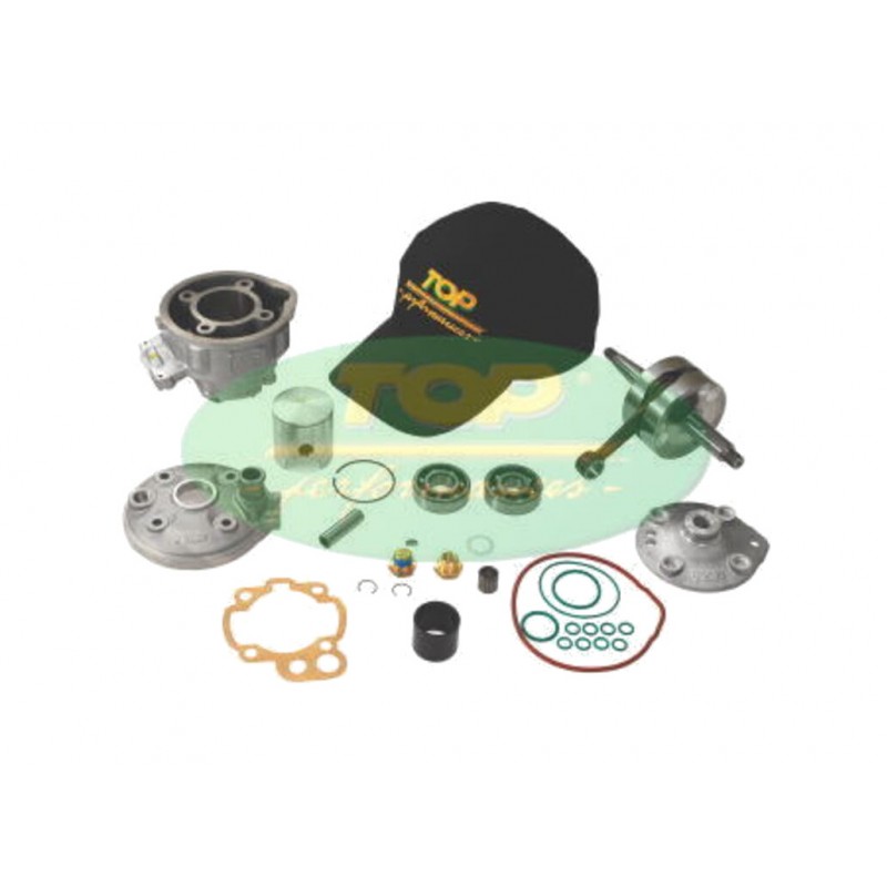 TOP PERFORMANCES Cylinder kit with iron crankshaft 85CC Ø49,5MM C44MM - MINARELLI AM6 MAXI TPR HIERRO 1127336