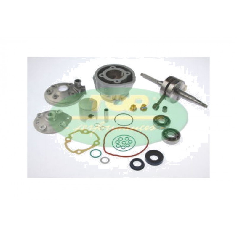 TOP PERFORMANCES Aluminum cylinder kit 77CC Ø50MM C39,2MM - MINARELLI / YAMAHA HORIZONTAL LC TPR BIG BORE 1127339