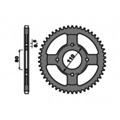 PBR Standard steel crown 4597 - PASO 428 1075365002