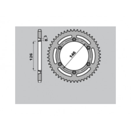 PBR Standard steel crown 805 - 428 C45 1108936002