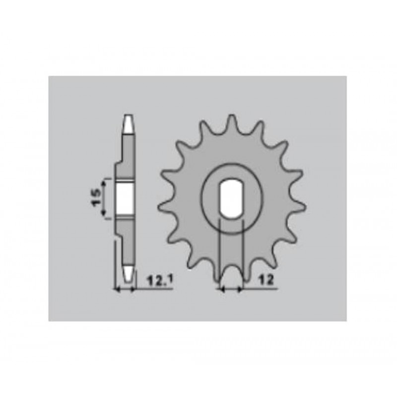 PBR Standard steel pinion 2105 - 428 1125391001