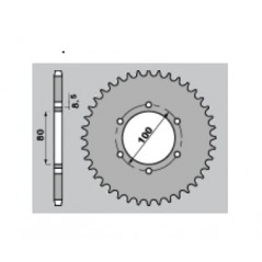 PBR Standard steel crown 404 - 415 C45 1125393001