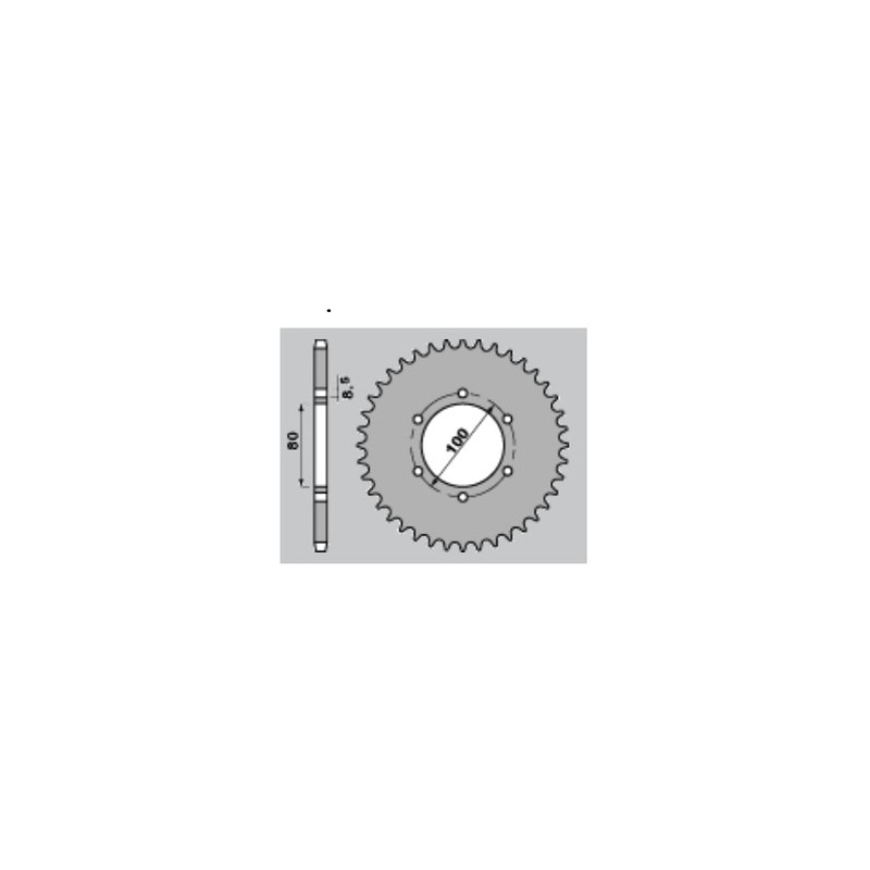 PBR Standard steel crown 404 - 415 C45 1125393001