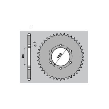 PBR Standard steel crown 404 - 415 C45 1125393001