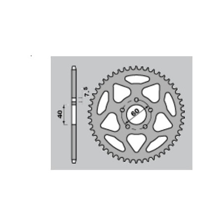 PBR Standard steel crown 4421 - 428 C45 1125395001