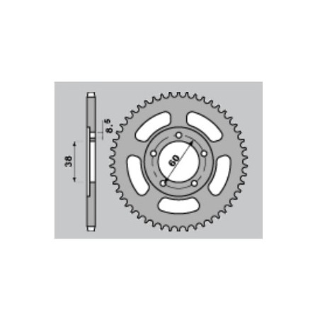 PBR Standard steel crown 4431 - 420 C45 1125396001