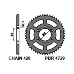 PBR Standard steel crown 4729 - 428 1126482001