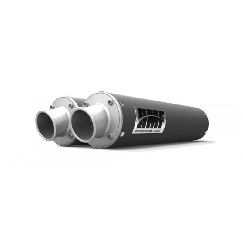 HMF High performance exhaust muffler with outlet for off-road vehicle DUAL SERIES POLARIS RZR TURN DOWN 1093023