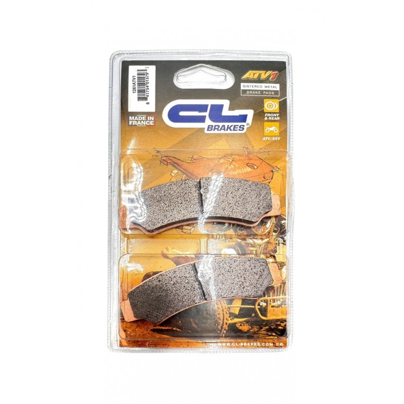 CL BRAKES SINTERED BRAKE PADS 1261ATV1 ATV 1121989