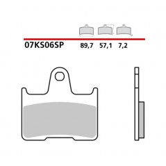 BREMBO PASTILLAS DE FRENO SINTERIZADAS 07KS06SP 1122630