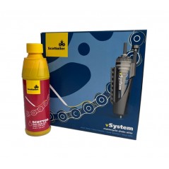 SCOTTOILER Chain lubrication system with high temperature lubricant VSYSTEM UNIVERSAL EDITION 1123107
