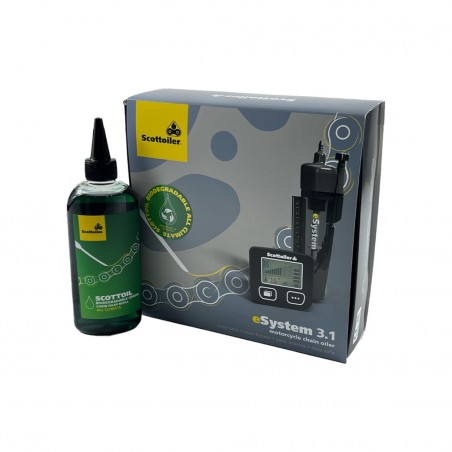 SCOTTOILER Chain lubrication system with green biodegradable lubricant ESYSTEM 3.1 1123111