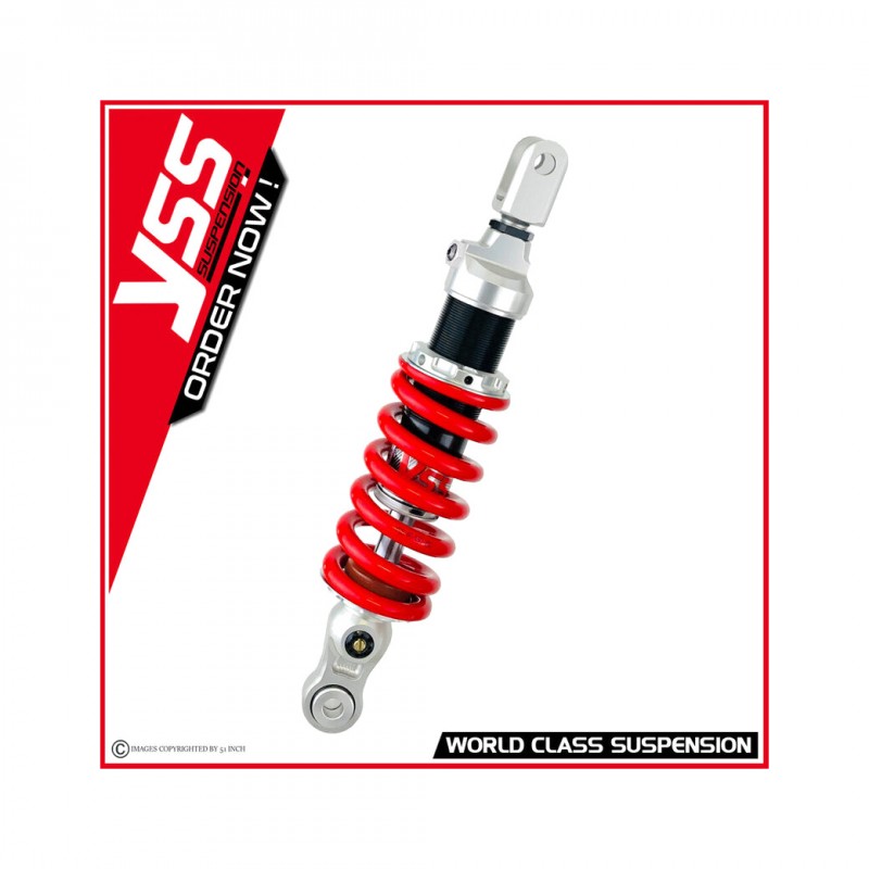 GYS Amortiguador trasero de gas con pistón dividido YSS 1124492