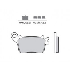 BREMBO Carbon ceramic road brake pads 07HO5907 1125872