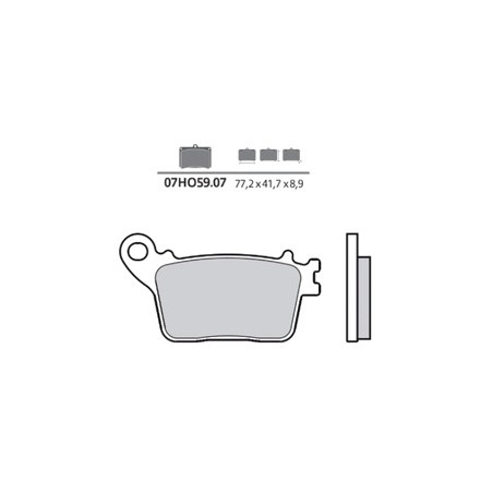 BREMBO Pastillas de freno road carbono cerámico 07HO5907 1125872