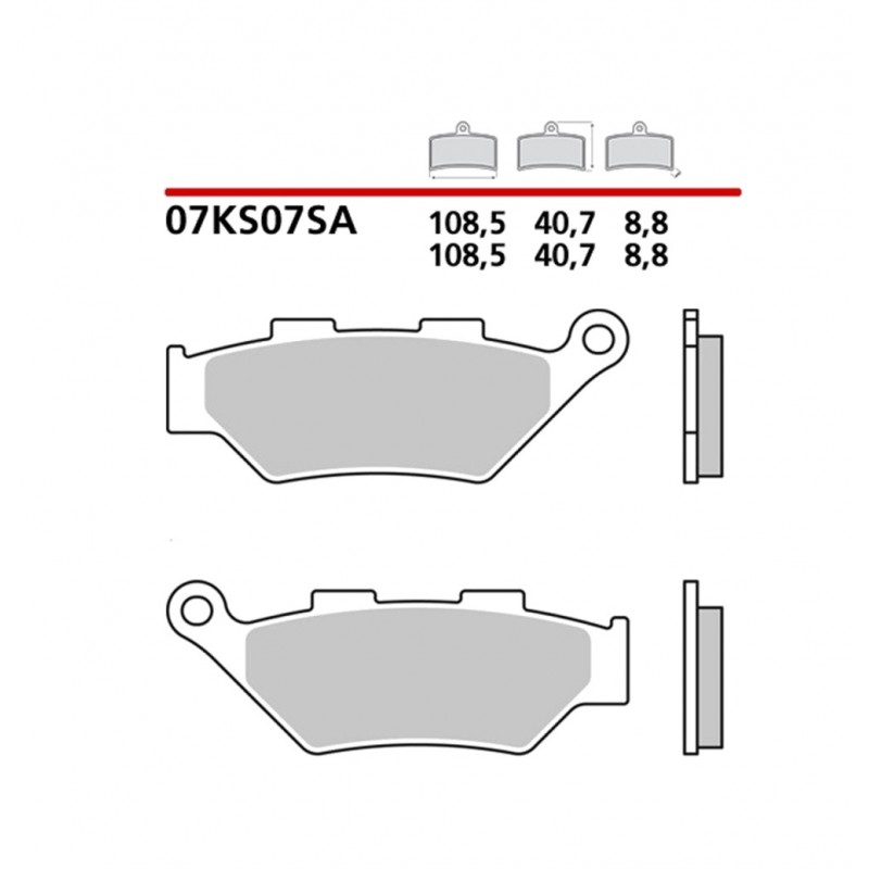BREMBO PASTILLAS DE FRENO SINTERIZADAS 07KS07SA 1127033