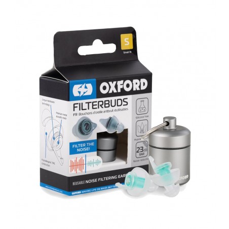 OXFORD Juego de tapones para los oídos con filtro ruido ajuste pequeño FILTER BUDS 1127739