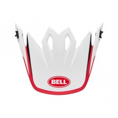 BELL Visera para casco de motocross MX-9 MIPS - RIFT RED/WHITE 8009286004