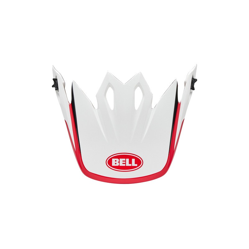 BELL Visor for motocross helmet MX-9 MIPS - RIFT RED/WHITE 8009286004