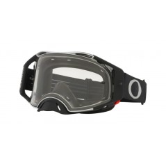 OAKLEY Motocross goggles with clear lens AIRBRAKE MX - TUFF BLOCKS GUNMETAL 80400492