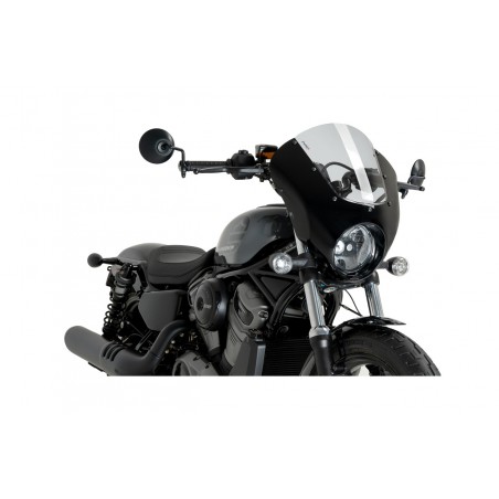 PUIG Semicarenado completo cupula y carcasa DARK NIGHT 21957