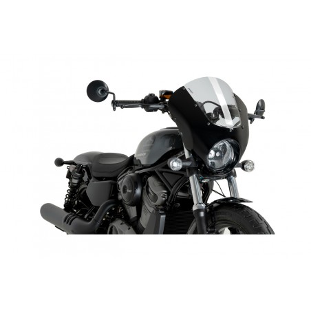 PUIG Semicarenado completo cupula y carcasa DARK NIGHT 21957