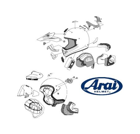 ARAI Recambio interior casco TOUR-X5 III 8008920002VAR