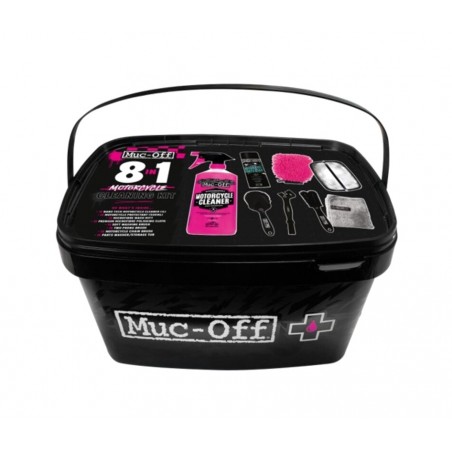 MUC-OFF Kit de limpieza para motocicleta 8 EN 1 1130204