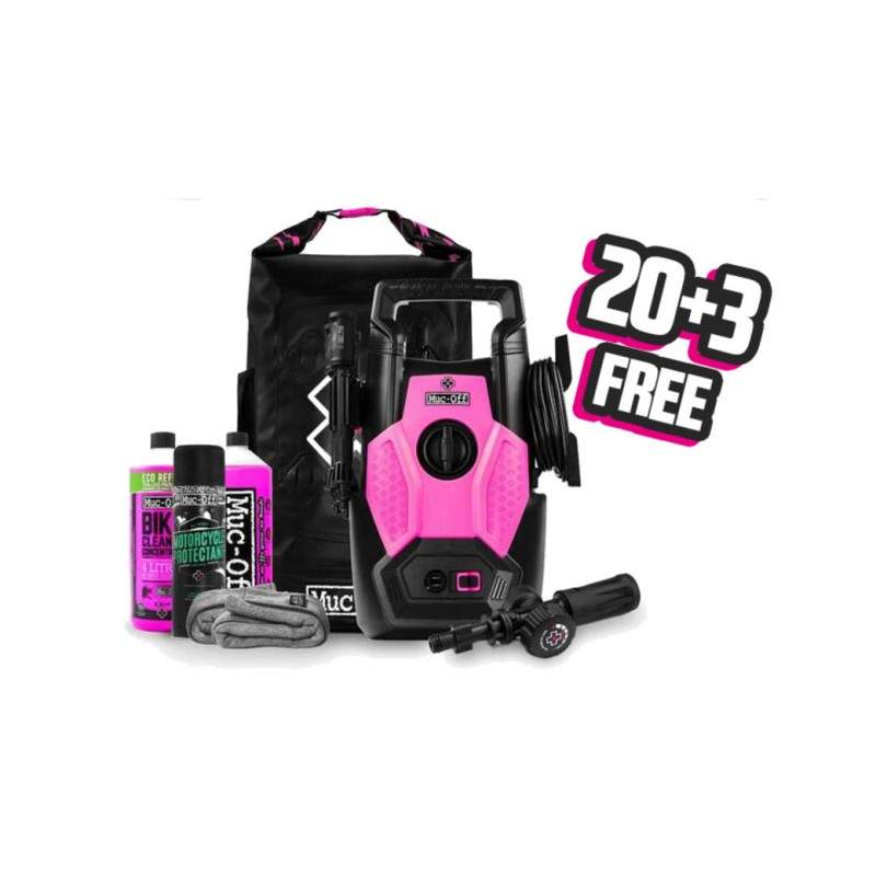 MUC-OFF Kit de lavado a presión para moto PACK 20 UDS + 3 FREE 3065210
