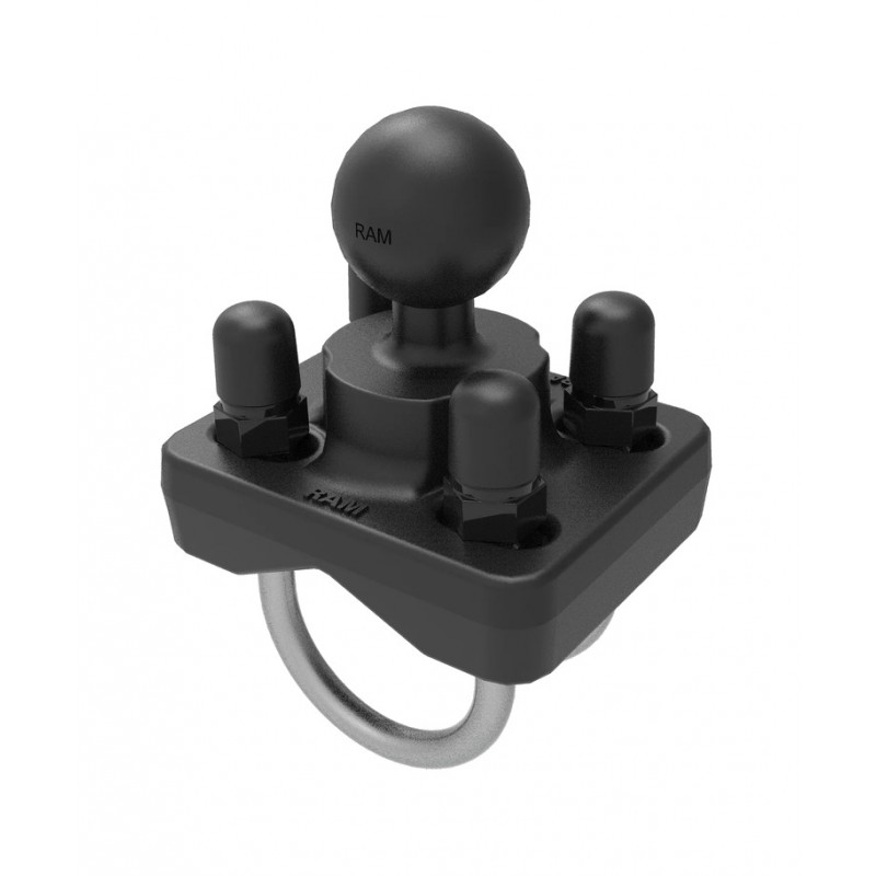 RAM Spherical base with double U-shaped support for profiles size b MOUNTS 1" A 1,25" - 1125866