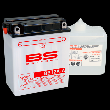 BS BATTERY BATERIA BB12A-A fresh pack 29546