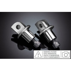 Fitting adapters for rear passenger footrests