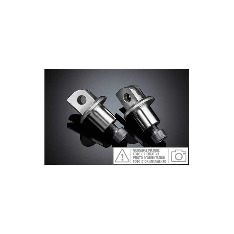 Fitting adapters for rear passenger footrests