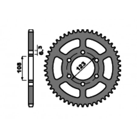PBR Standard steel crown 4412 - PASO 420 1096604011