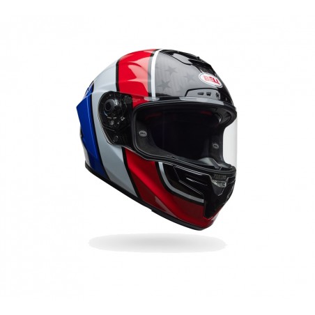 BELL High-performance full-face helmet with system RACE STAR DLX FLEX - RSD OLD GLORY GLOSS 8009623001VAR