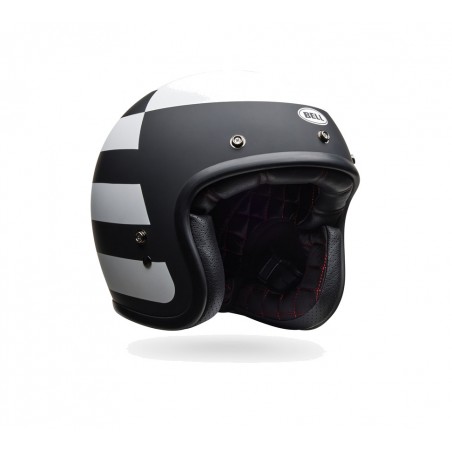 BELL Classic helmet with matte finish CUSTOM 500 - PARLOR JET 8009629001VAR