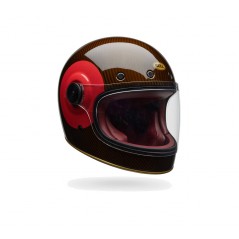 BELL Retro-style full-face helmet in carbon fiber with visor BULLITT GT - TT GLOSS 8009642001VAR