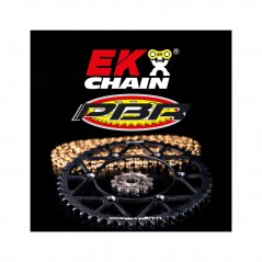EK CHAIN Transmission kit with chain, sprocket and standard crown for motorcycles EK/PBR 520MRD7 13/50 3065535