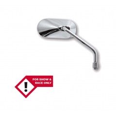 HIGHSIDER Right oval handlebar mirror in chrome without test e SMART AGILA 1139029003
