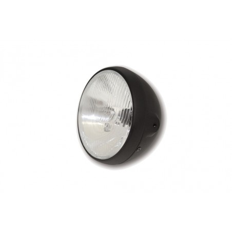 farol de sete polegadas estilo britânico com acabamento fosco smart british style