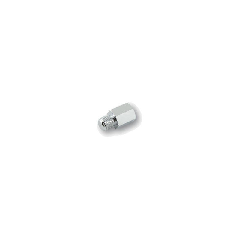 HIGHSIDER Rearview mirror adapter with right-hand thread hole on chrome-plated screw M8 M10 1139553
